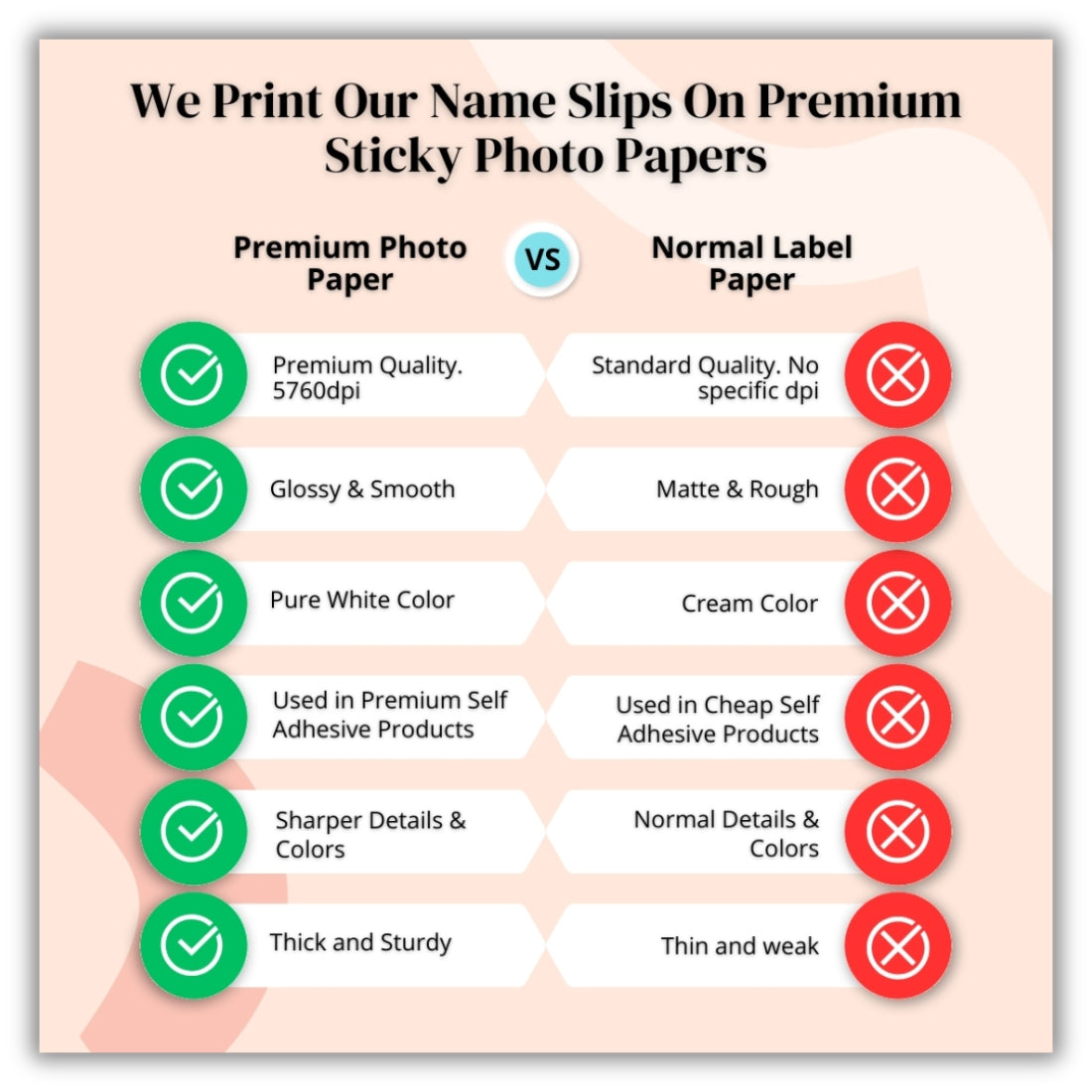 Kids Photo Name Slips & Tags | Pack of 49 | 24 Name Slips & 25 Tags