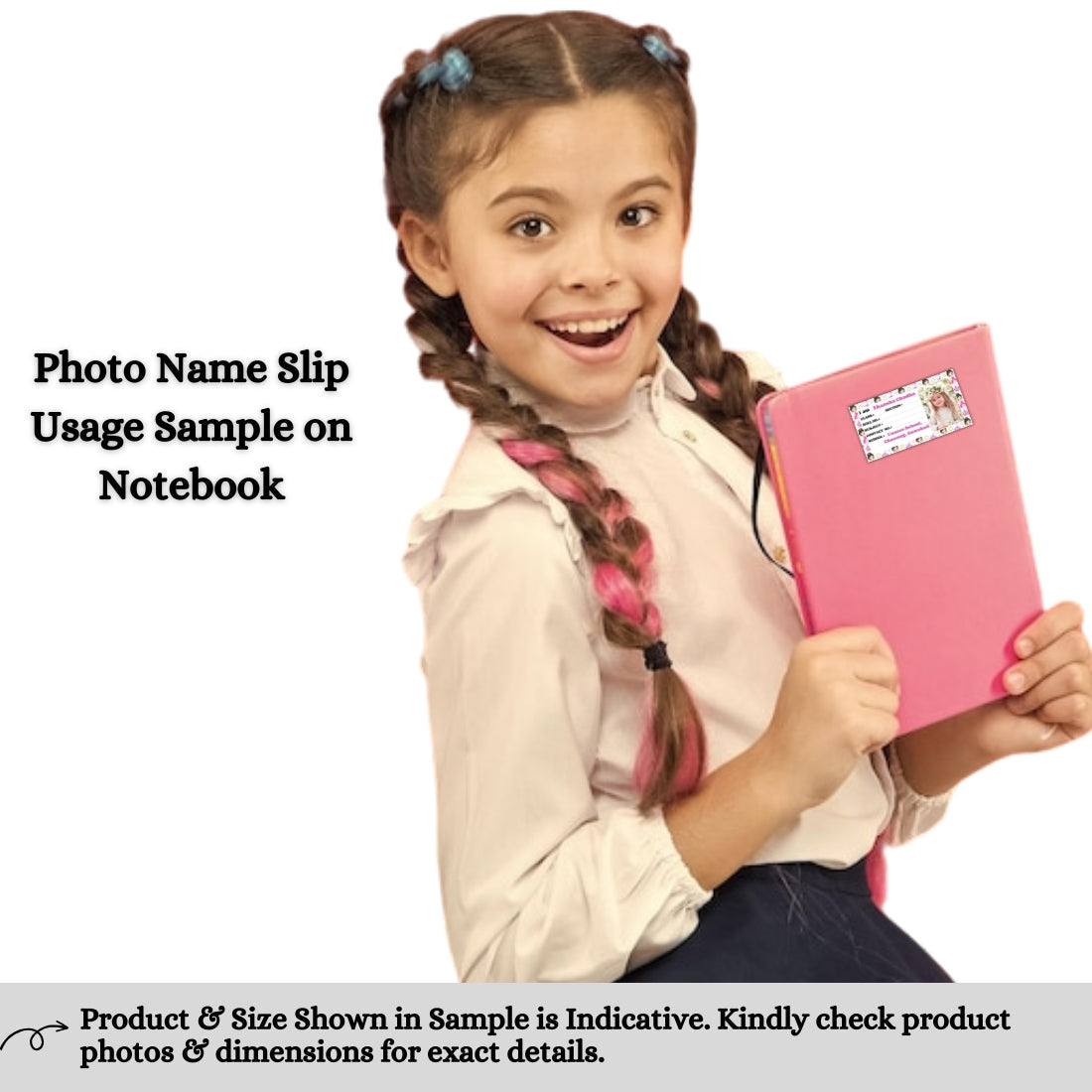 Kids Photo Name Slips Pack of 36