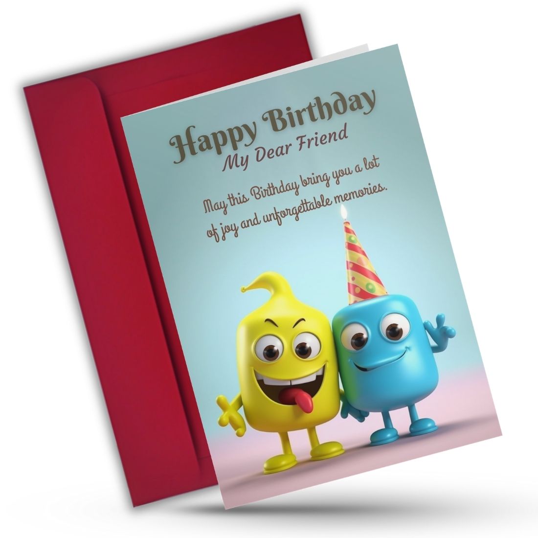 Best Friend Birthday Greeting Card