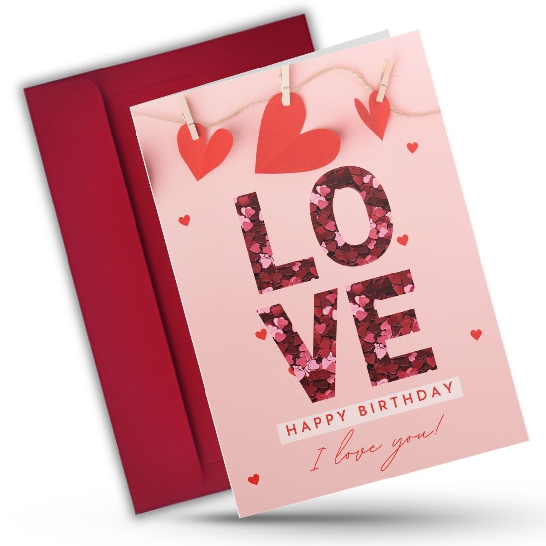 Love Birthday Greeting Card