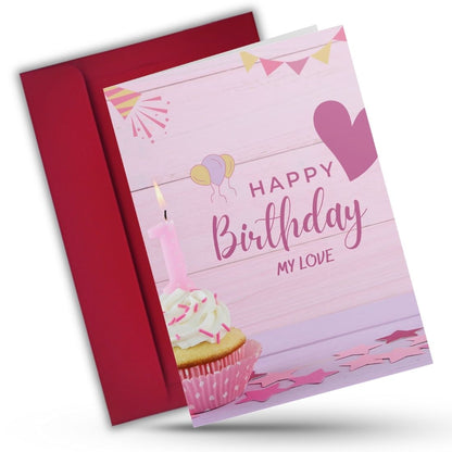Love Birthday Greeting Card