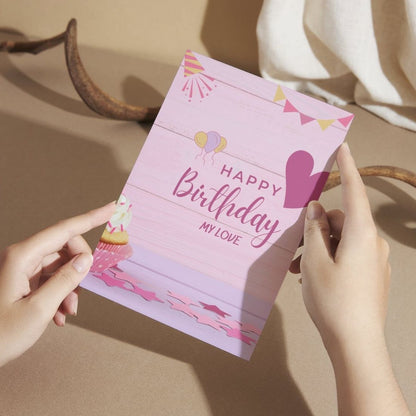 Love Birthday Greeting Card