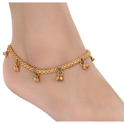 Gold Plated Anklet Pair