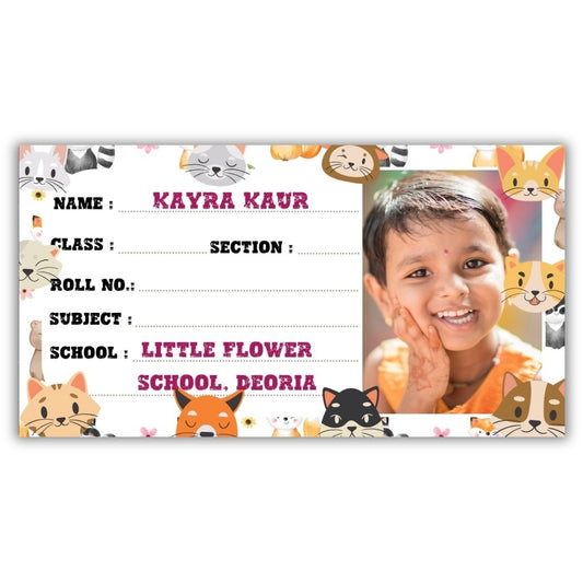 Kids Photo Name Slips Pack of 36