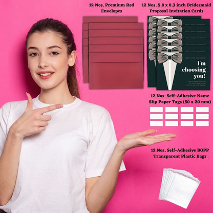 Groomsman Proposal Invitation Cards 5.8x8.3inch | Wedding Invite