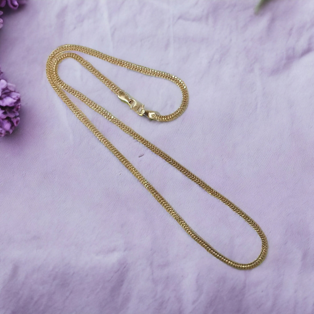 Combo of 2 Gold Plated Chains 22inch Long