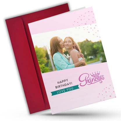 Daughter Birthday Photo Greeting Card