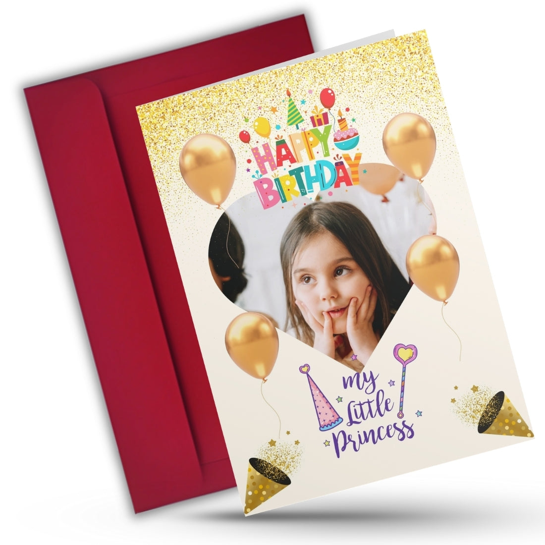 Daughter Birthday Photo Greeting Card