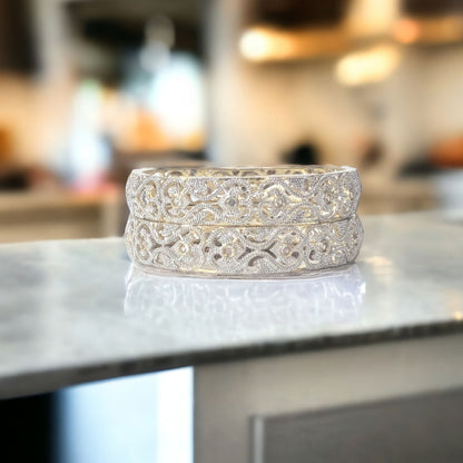 Gold Plated AD Kada Bangles Pair