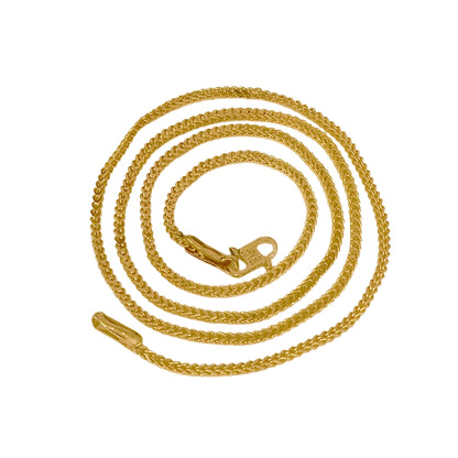 Combo of 2 Gold Plated Chains 22inch Long