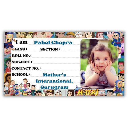 Kids Photo Name Slips Pack of 36