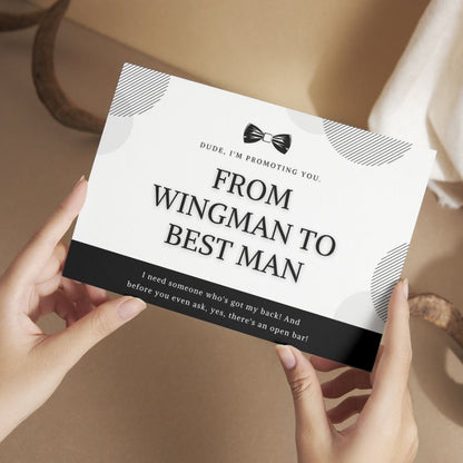 Groomsman Proposal Invitation Cards 5.8x8.3inch | Wedding Invite