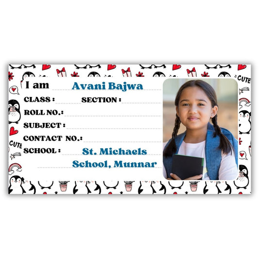 Kids Photo Name Slips Pack of 36