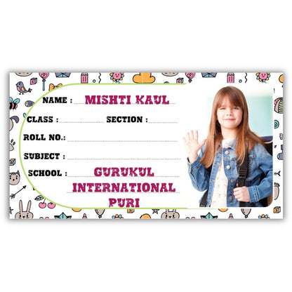 Kids Photo Name Slips Pack of 36