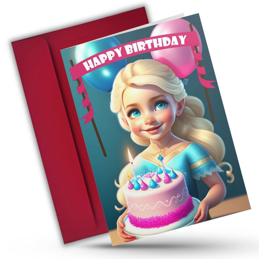 Kids Birthday Greeting Card For Son, Daughter, Family & Friends Children