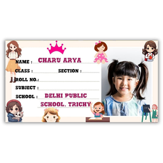 Kids Photo Name Slips Pack of 36