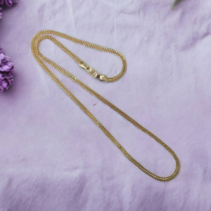 Combo of 2 Gold Plated Chains 22inch Long