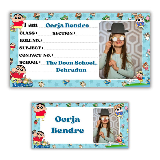 Kids Photo Name Slips & Tags | Pack of 63 | 36 Name Slips & 27 Tags