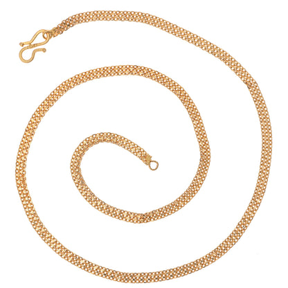 Silver Plated Anklets & 22 inch Gold Plated Chain