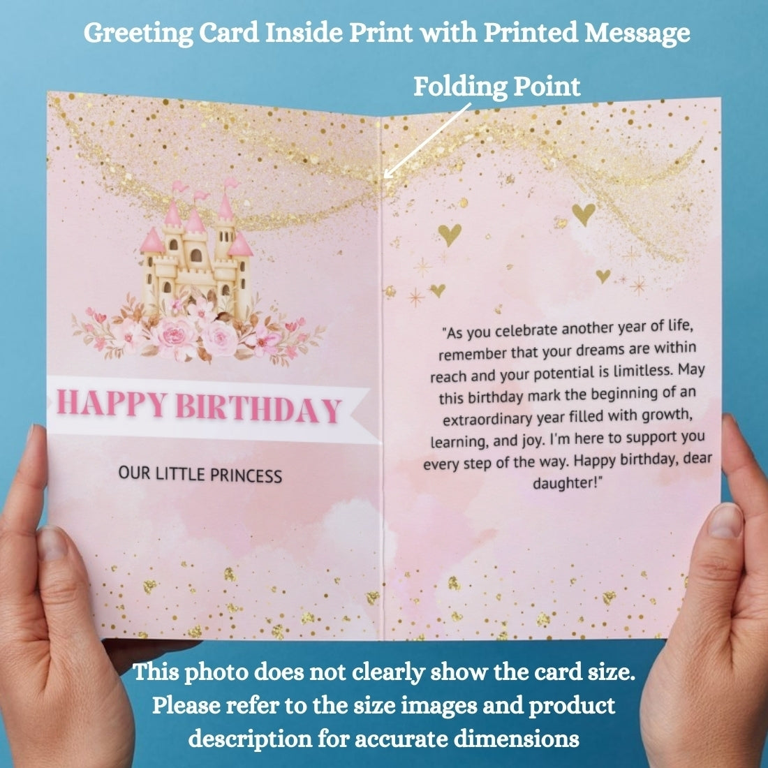 Daughter Birthday Photo Greeting Card