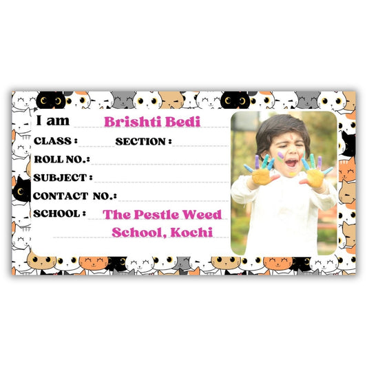 Kids Photo Name Slips Pack of 36