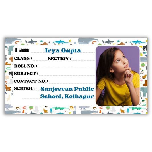 Kids Photo Name Slips Pack of 36