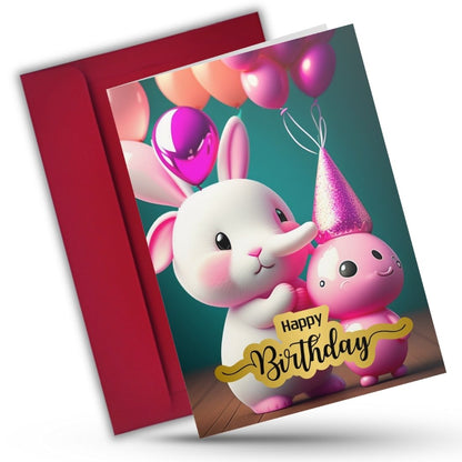 Kids Birthday Greeting Card For Son, Daughter, Family & Friends Children