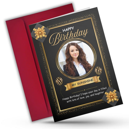 Daughter Birthday Photo Greeting Card