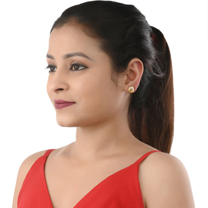 Gold Plated AD Earrings Set