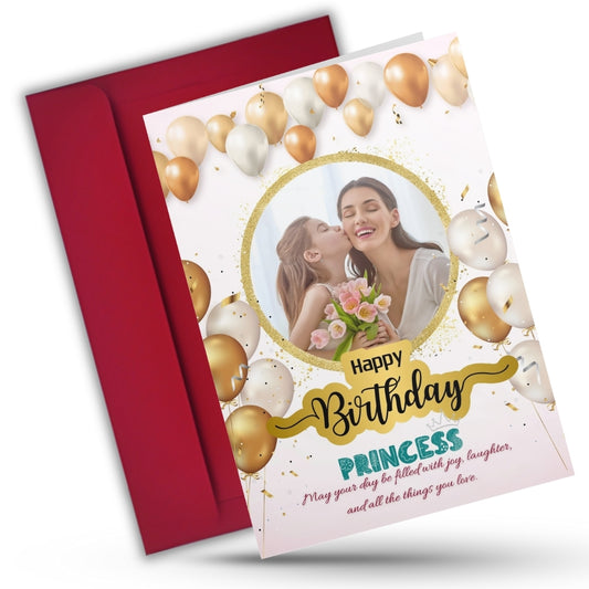 Daughter Birthday Photo Greeting Card