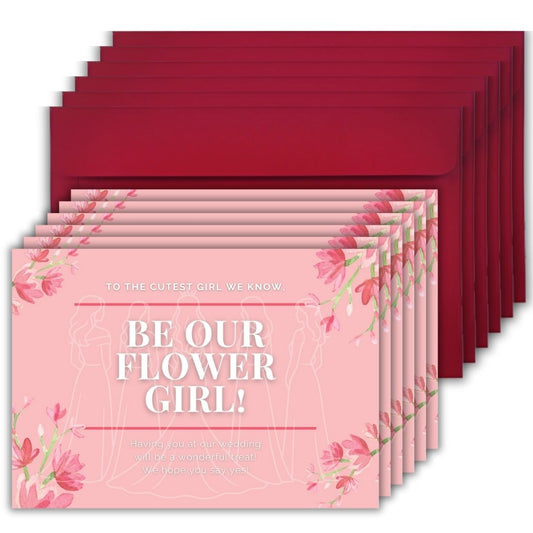 Bridesmaid Proposal Invitation Cards 5.8x8.3inch | Wedding Invite