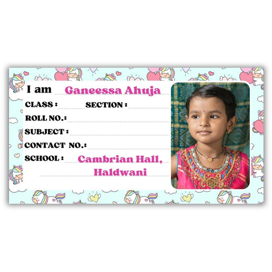 Kids Photo Name Slips Pack of 36