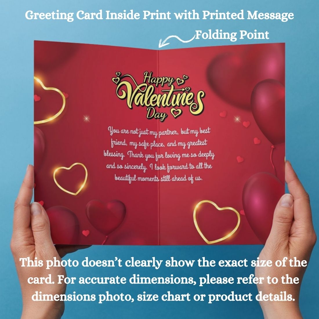 Valentine's Day Greeting Card with Envelope
