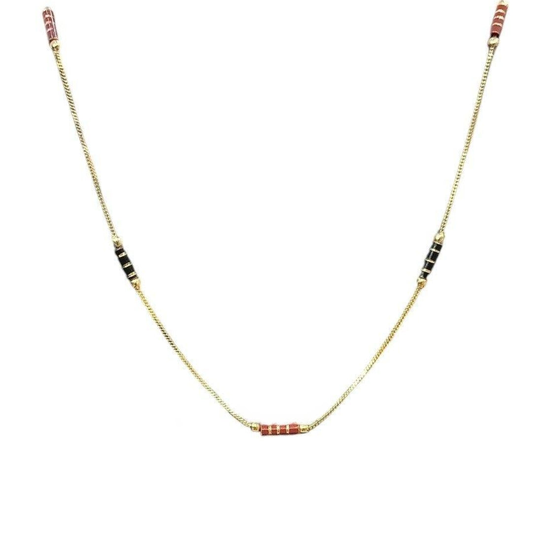 Combo of 2 Gold Plated Chains 22inch Long