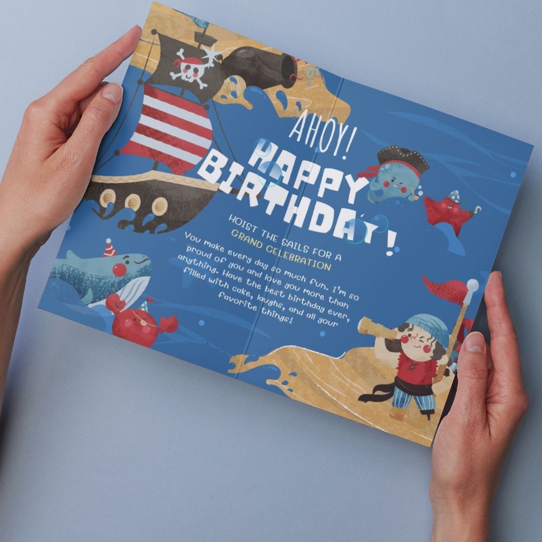 Kids Birthday Greeting Card For Son, Daughter, Family & Friends Children