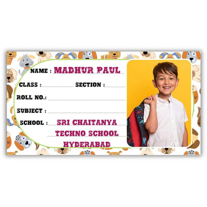 Kids Photo Name Slips Pack of 36