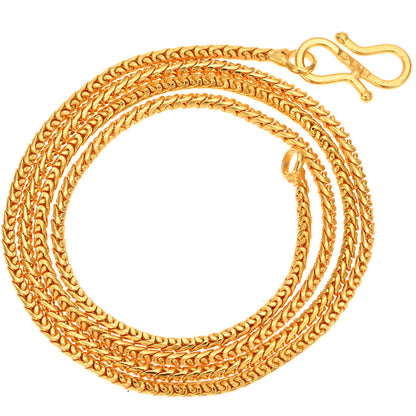 Silver Plated Anklets & 22 inch Gold Plated Chain