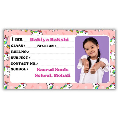 Kids Photo Name Slips Pack of 36