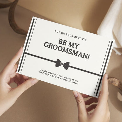 Groomsman Proposal Invitation Cards 5.8x8.3inch | Wedding Invite