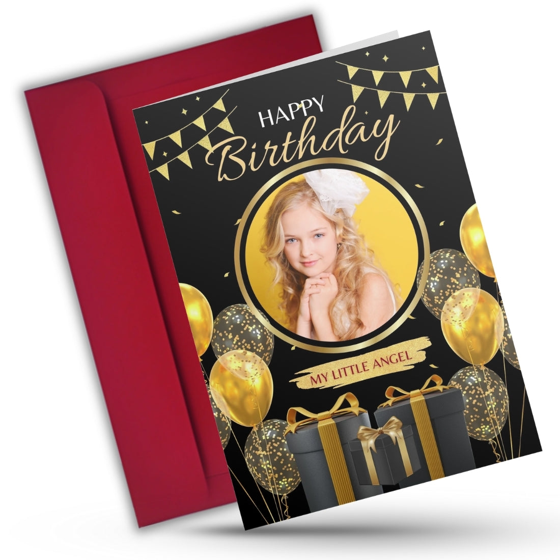 Daughter Birthday Photo Greeting Card