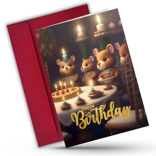 Kids Birthday Greeting Card For Son, Daughter, Family & Friends Children