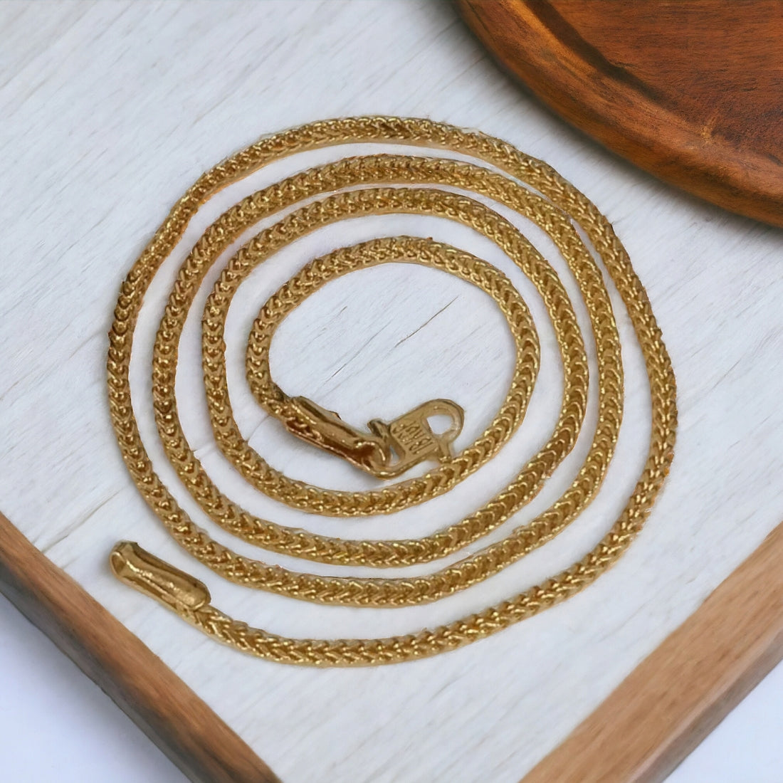 Combo of 2 Gold Plated Chains 22inch Long