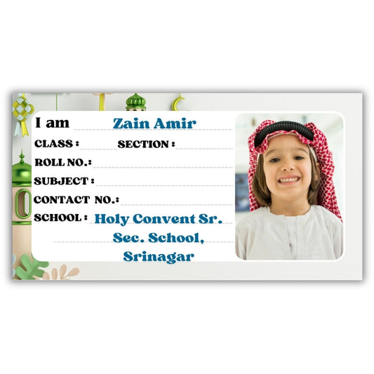 Kids Photo Name Slips Pack of 36