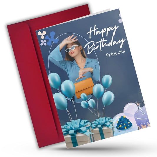 Daughter Birthday Photo Greeting Card
