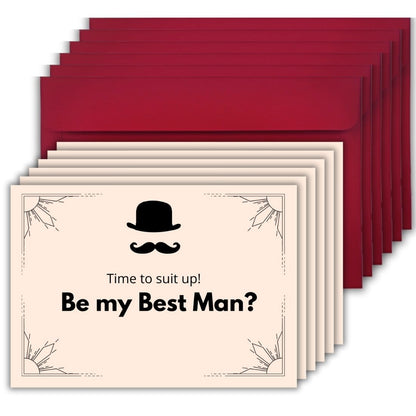 Groomsman Proposal Invitation Cards 5.8x8.3inch | Wedding Invite