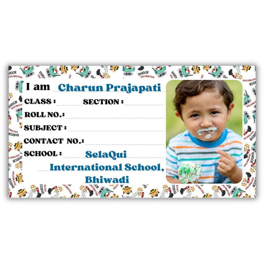 Kids Photo Name Slips Pack of 36