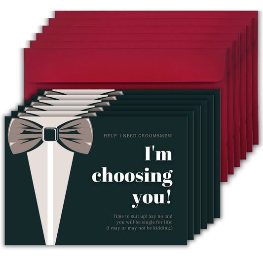 Groomsman Proposal Invitation Cards 5.8x8.3inch | Wedding Invite