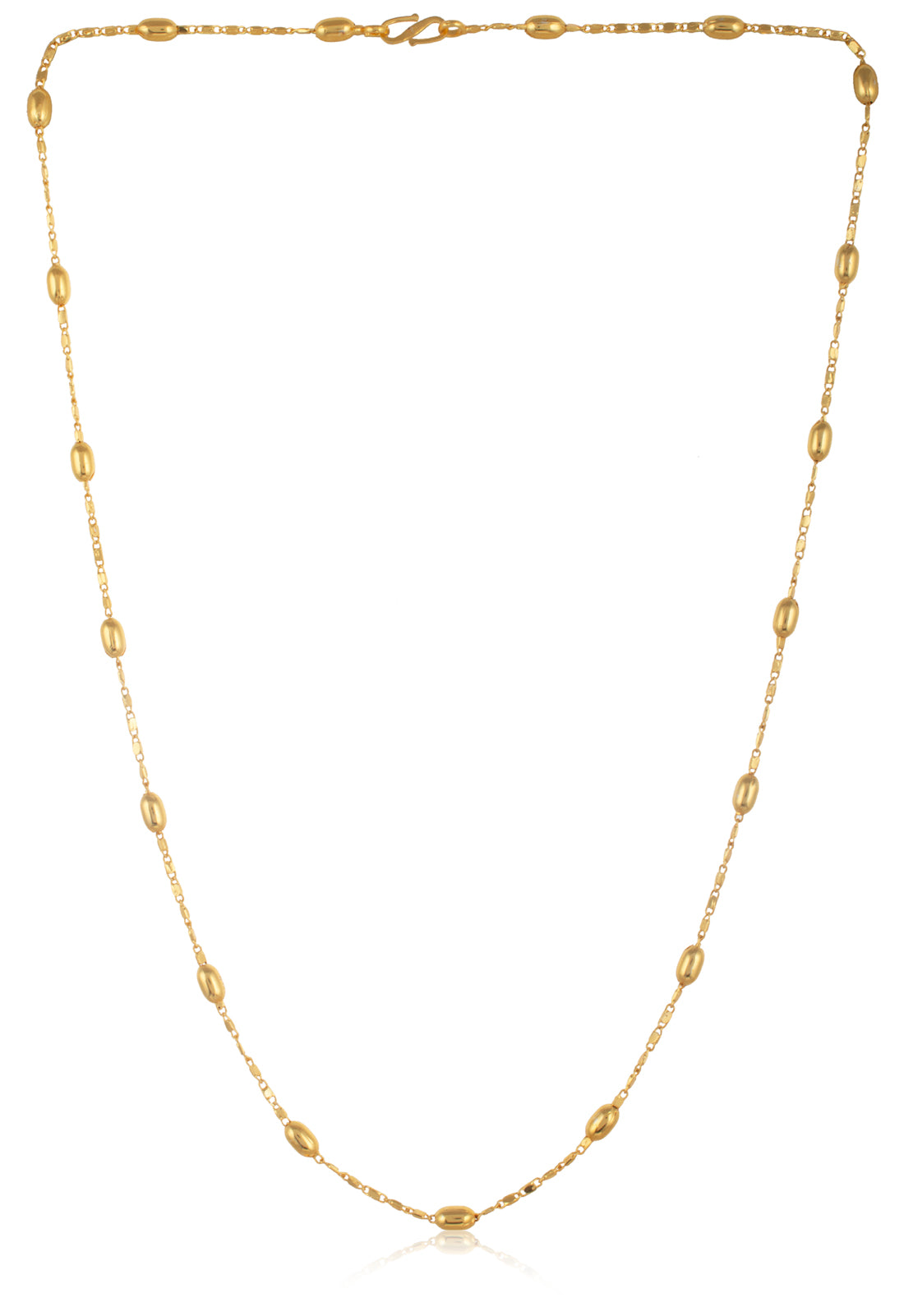 Silver Plated Anklets & 22 inch Gold Plated Chain