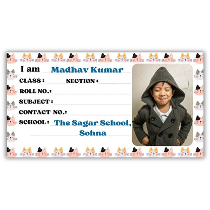 Kids Photo Name Slips Pack of 36