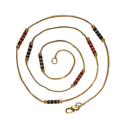 Combo of 2 Gold Plated Chains 22inch Long